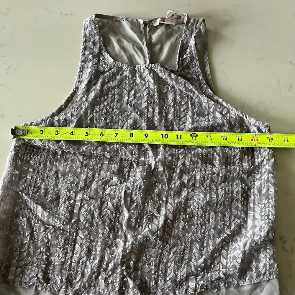Forever 21 Gray Patterned Women's Top Size S - Picture 8 of 10